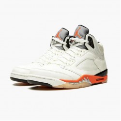 Air Jordan 5 Retro "Shattered Backboard" Sail Oranžovýý Černá DC1060 100