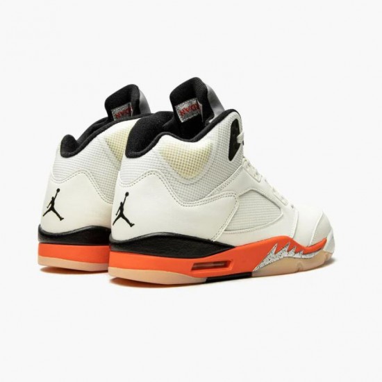 Air Jordan 5 Retro Shattered Backboard Sail Oranžovýý Černá DC1060 100