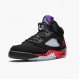 Air Jordan 5 Retro Top 3 Pánské Černá/Fire Červené-Grape Ice-New E CZ1786 001 AJ5 Jordánské boty