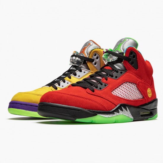 Air Jordan 5 Retro What The Pánské Varsity Maize/Court Nachový-Gho CZ5725 700 AJ5 Jordánské boty