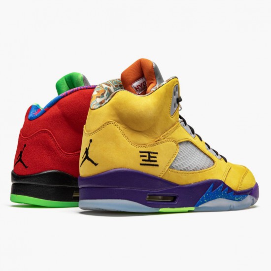 Air Jordan 5 Retro What The Pánské Varsity Maize/Court Nachový-Gho CZ5725 700 AJ5 Jordánské boty