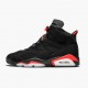 Air Jordan 6 Retro Černá Infrared Pánské 384664 060 Černá/Infrared AJ6 Černá Jordánské boty