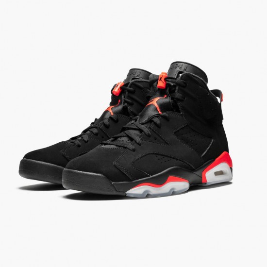 Air Jordan 6 Retro Černá Infrared Pánské 384664 060 Černá/Infrared AJ6 Černá Jordánské boty