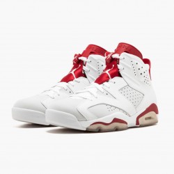 Air Jordan Retro 6 "Alternate" 384664 113 Bílý/Gym Červené-Pure Platinum AJ6 Černá Jordánské boty