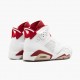 Air Jordan Retro 6 Alternate 384664 113 Bílý/Gym Červené-Pure Platinum AJ6 Černá Jordánské boty