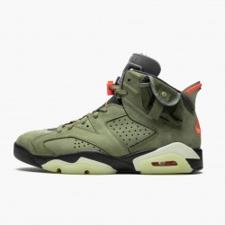 Travis Scott x Air Jordan 6 Retro "Olive" CN1084 200 Medium Olive/Černá-Sail/Univer AJ6 Černá Jordánské boty