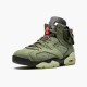 Travis Scott x Air Jordan 6 Retro Olive CN1084 200 Medium Olive/Černá-Sail/Univer AJ6 Černá Jordánské boty