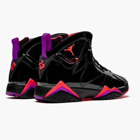 Air Jordan 7 Retro Černá Patent Černá/Anthracite-Smoke Šedá-Br 313358 006 AJ7 Jordánské boty