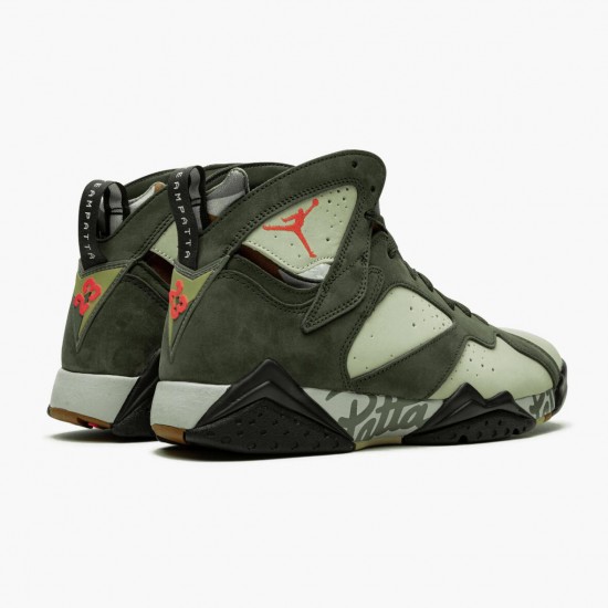 Air Jordan 7 Retro Patta Icicle Icicle/Sequoia-River Rock/Ligh AT3375 100 AJ7 Jordánské boty